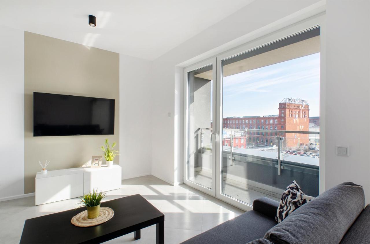 GoldAparts Manufaktura Premium Apartment Lodź Bagian luar foto